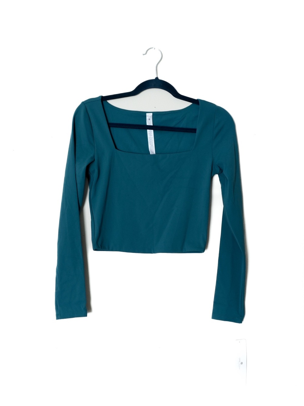 NWT CRZ Yoga Butterluxe Double Lined Long Sleeve Blue Teal